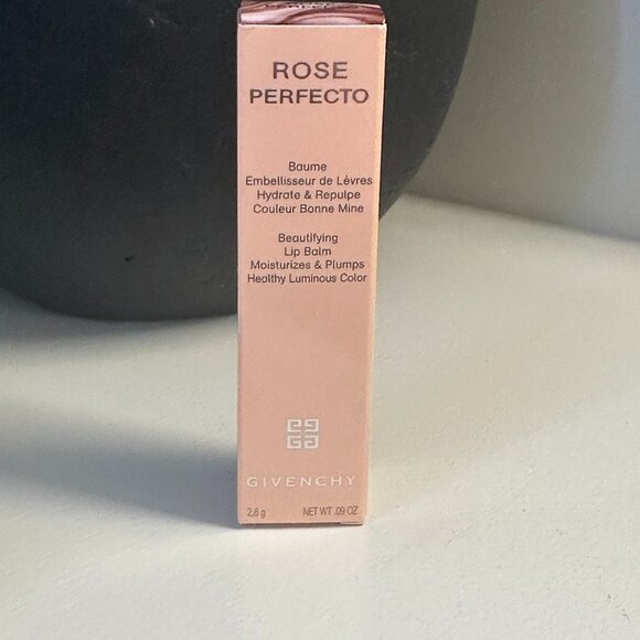 BNIB Givenchy Rose Perfecto Beautifying Lip Balm 117 - Picture 2 of 5